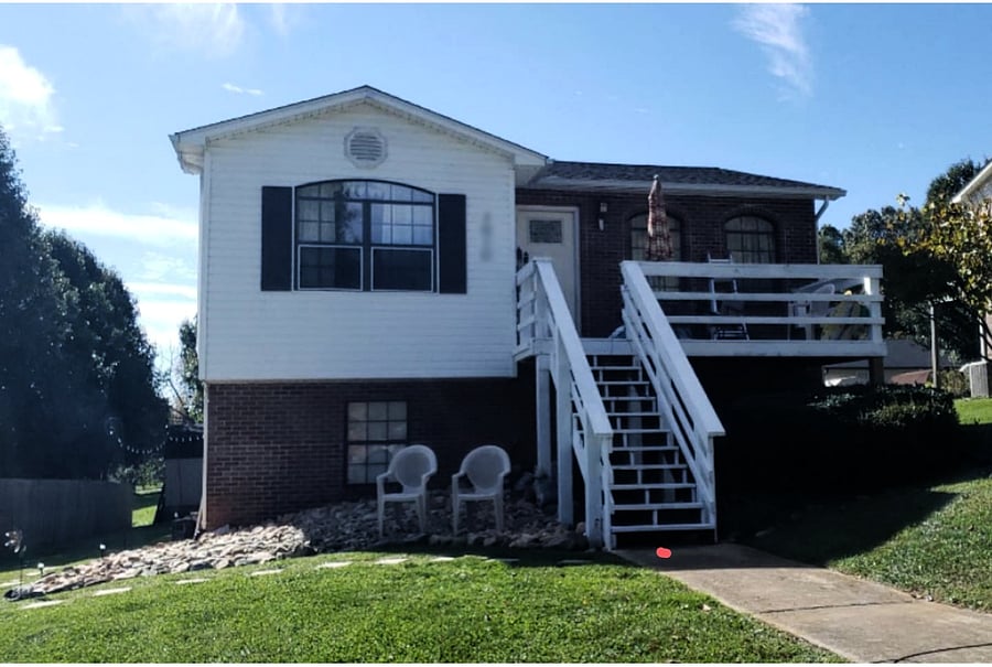 Front of Property (we live in the top apartment)