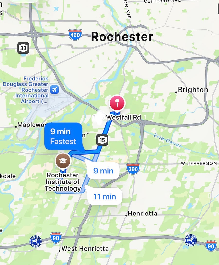 Westfall to Rochester Institute of Technology (RIT)