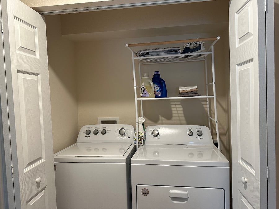 Washer&Dryer on Second Floor