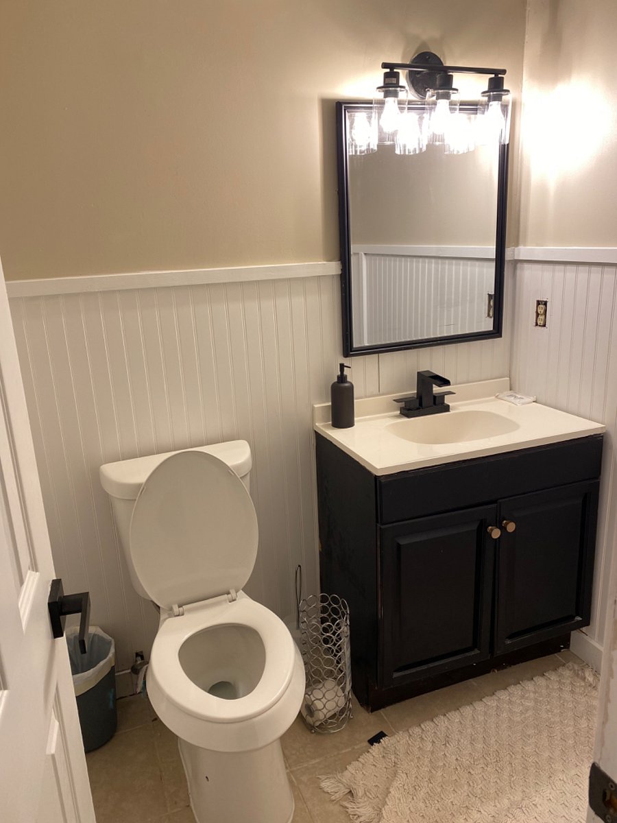 half bath downstairs
