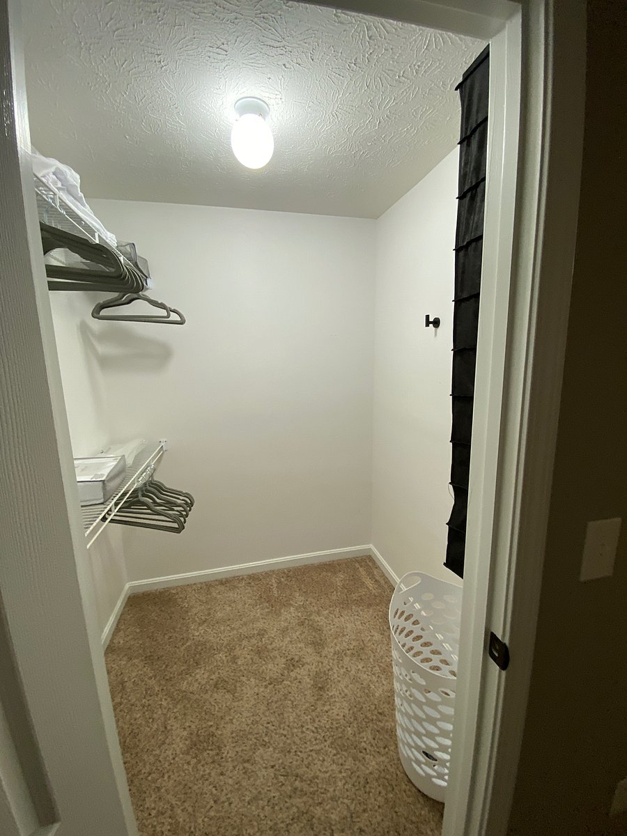 Walk-in closets in both bedrooms