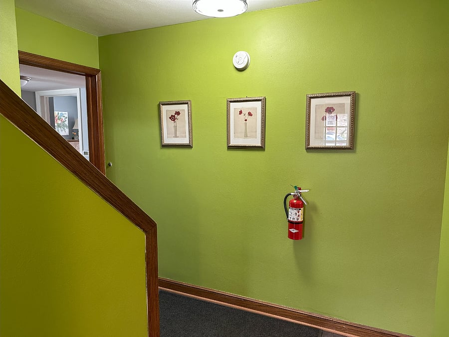 Staircase to second floor