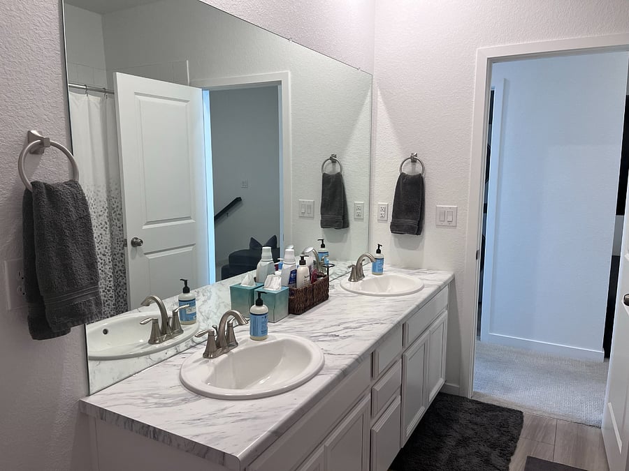 Private Bath Dual Vanity