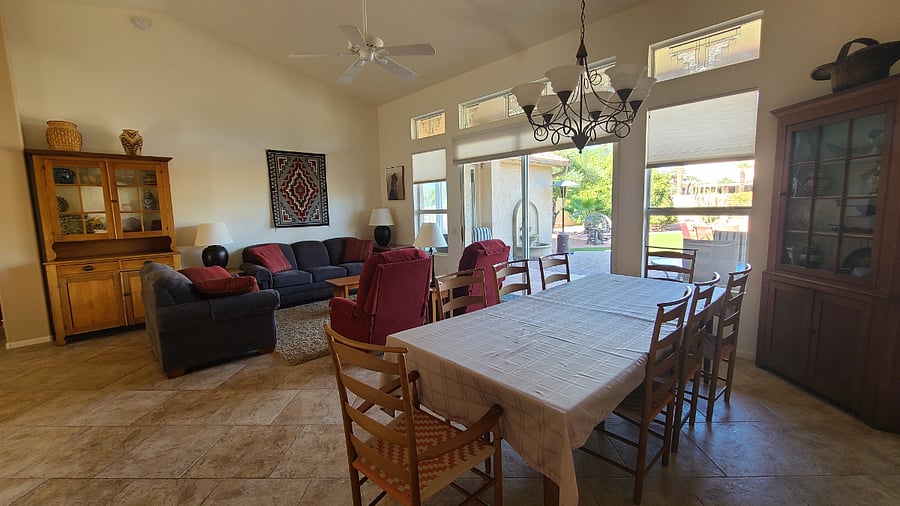 Dinning and living room