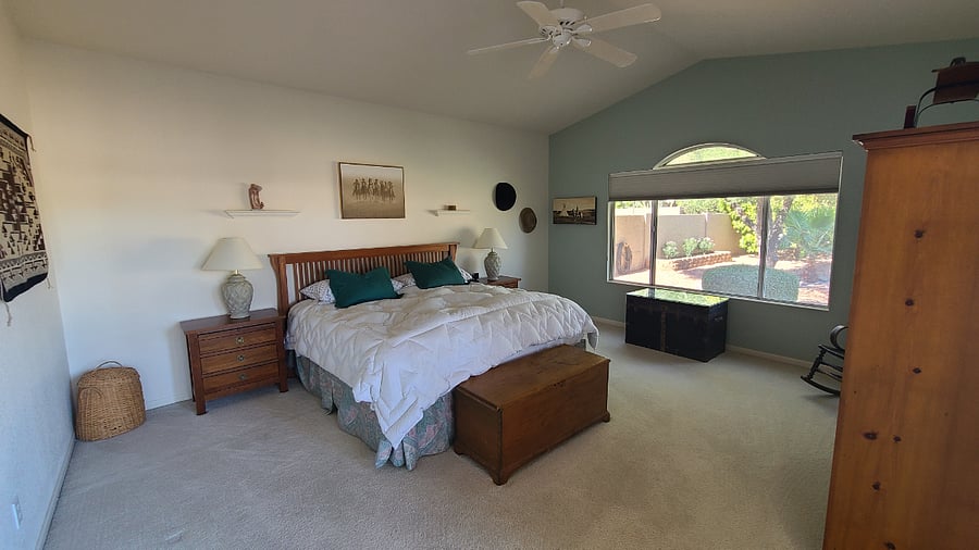 Primary bedroom - King bed