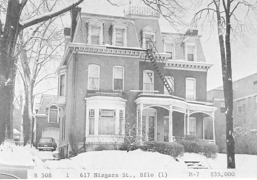 Circa 1960 listing photo showing the character of this National Register nominated building 