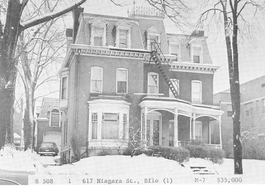Circa 1960 listing photo showing the character of this National Register nominated building 