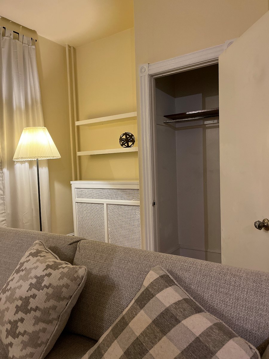 Coat closet in living room.