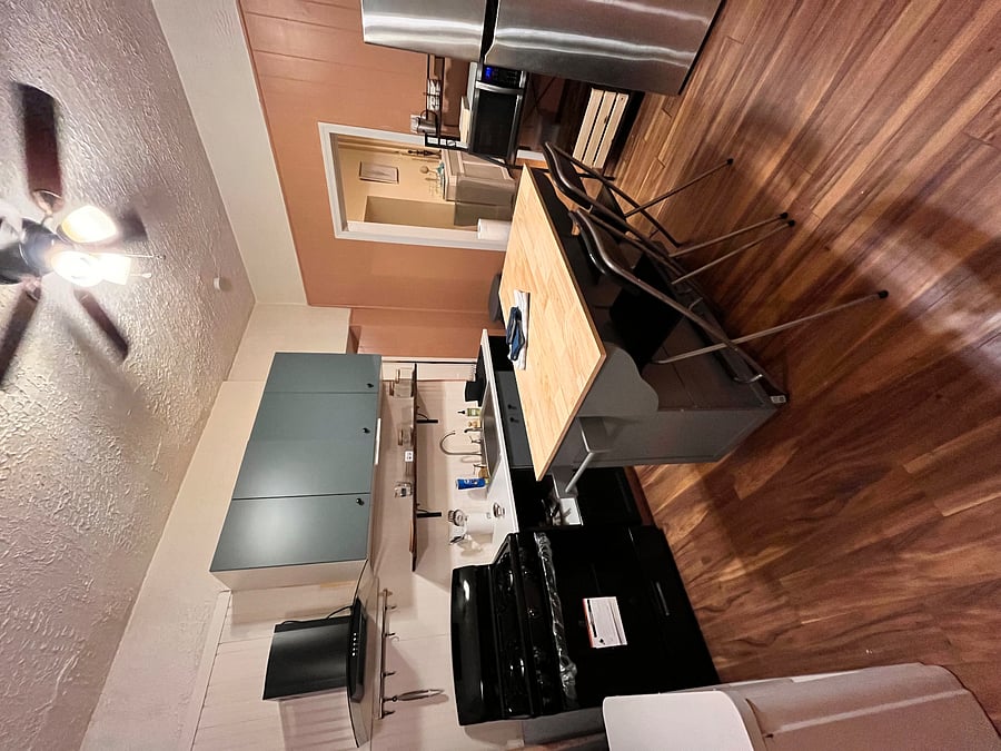 Kitchen, entered through entry door.