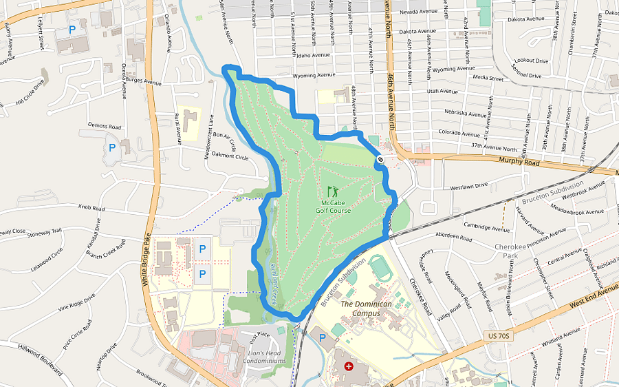 3 mile paved greenway loop