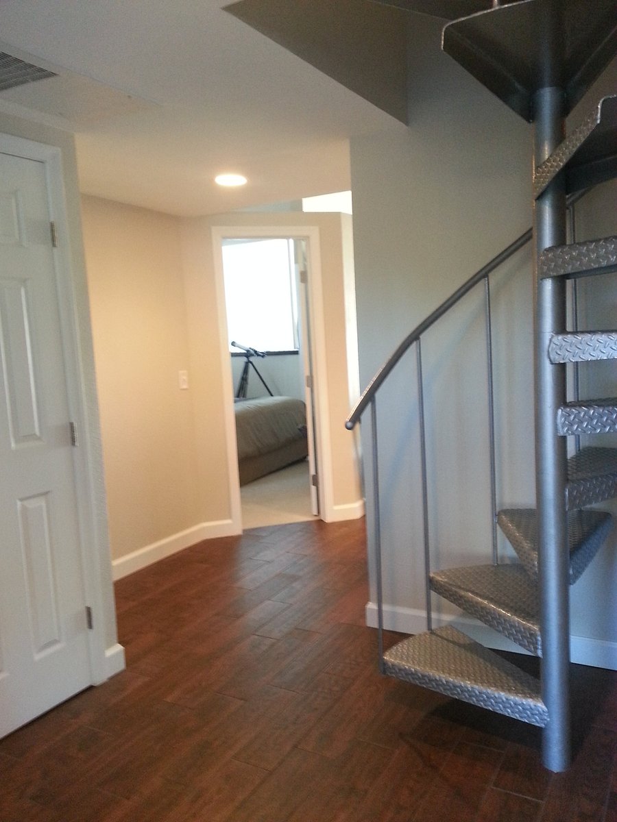 Tile Flooring with Carpeted Bedrooms