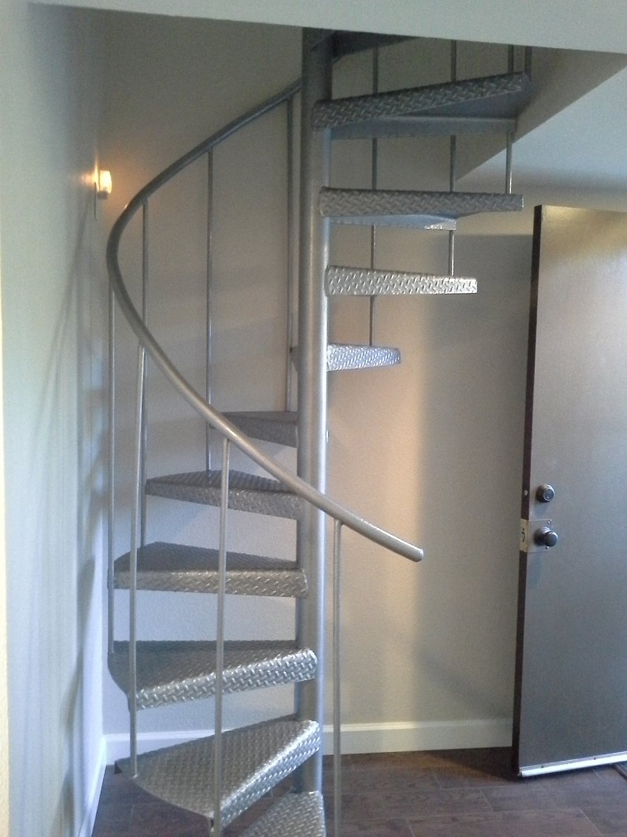 Spiral Staircase to Upstairs Bedroom/Loft
