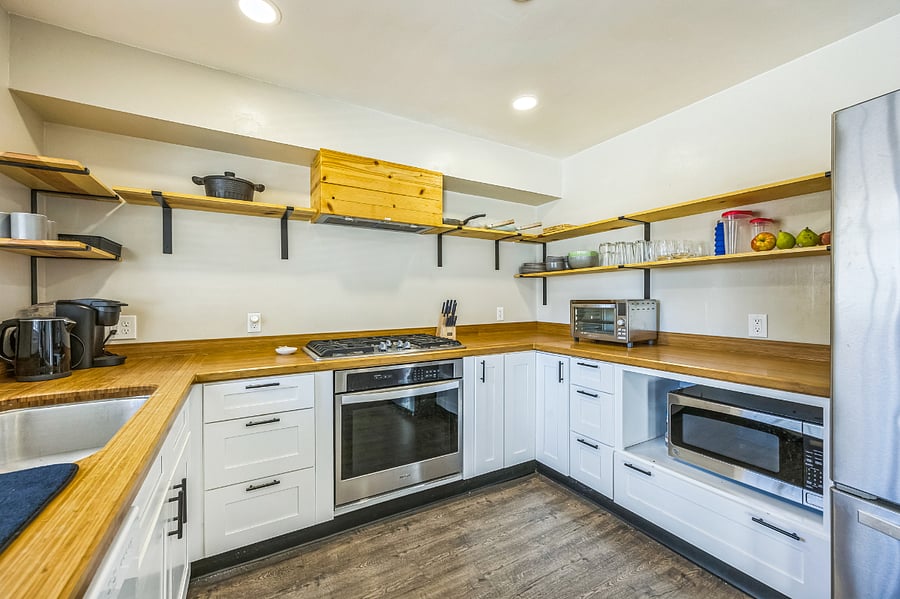 Well stocked kitchen