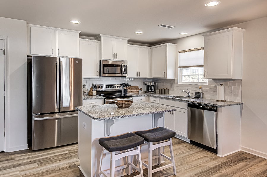 Kitchen with full amenities