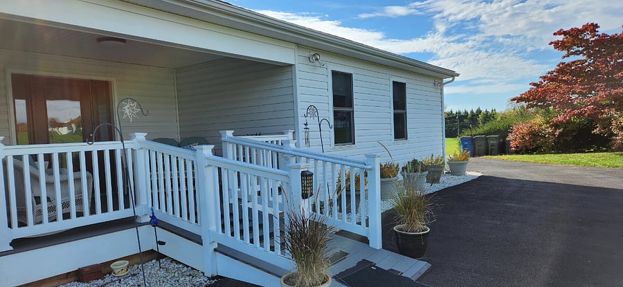 Porch and front entrance 