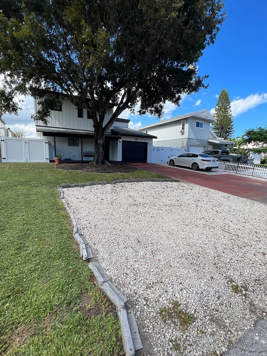Front View from Gravel Parking