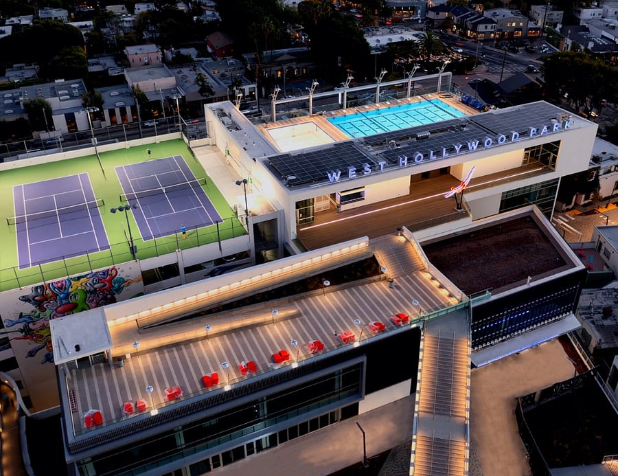 Want to Play Tennis or Swim Laps?  The West Hollywood Aquatics and Rec Center is only a 10 min drive away!