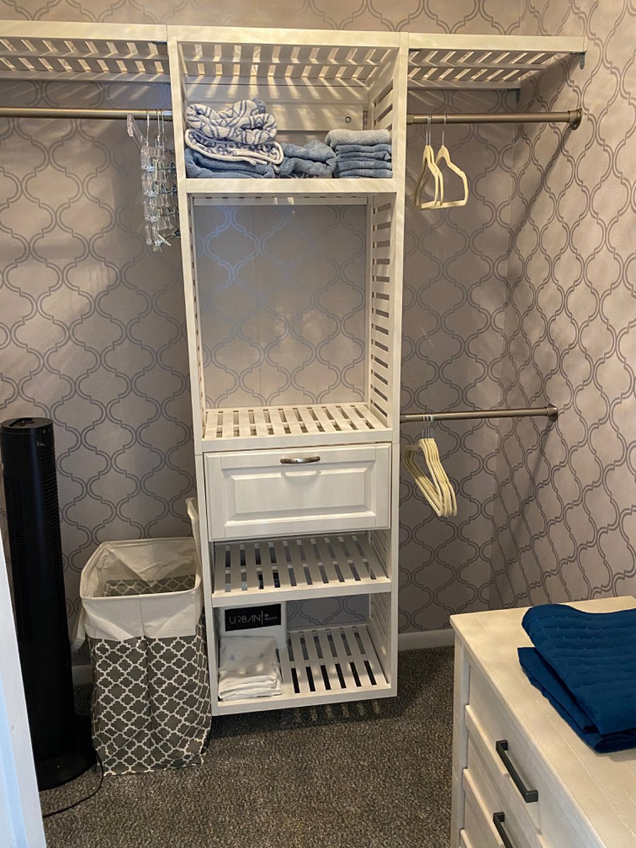 Second bedroom walk-in closet. It's stunning too!
