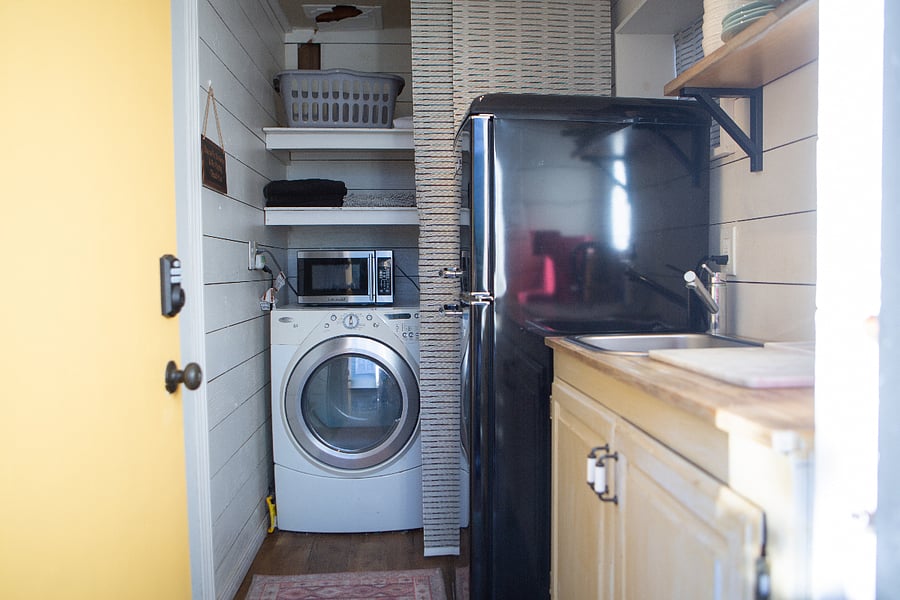 Washer and dryer (shared with the owner) 