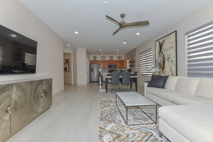 SPACIOUS OPEN FLOORPLAN WITH TILE THROUGHOUT