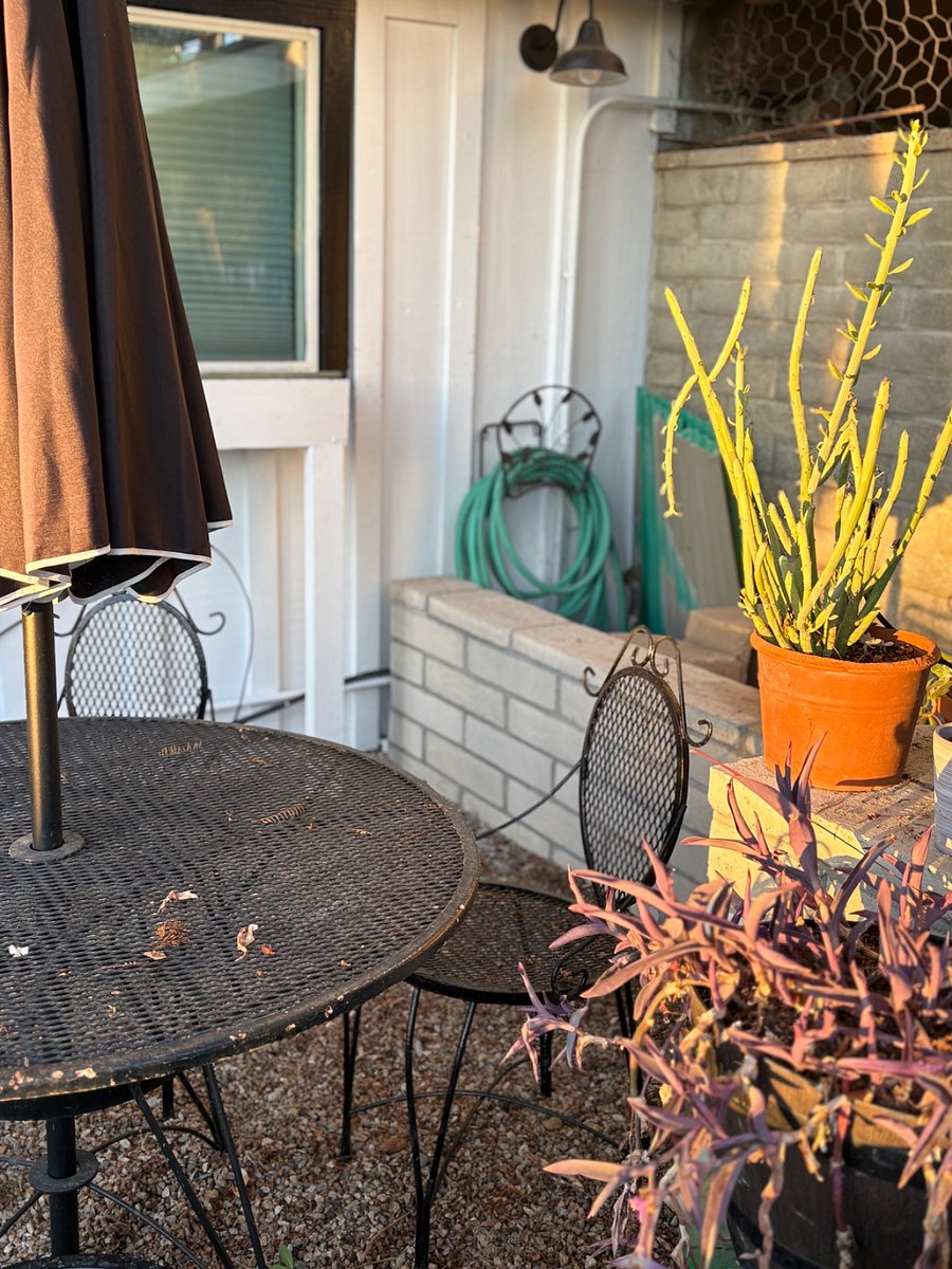 patio sitting area