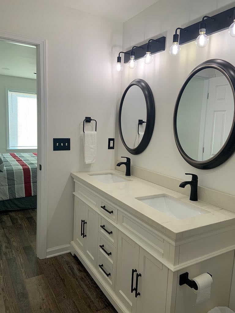 Master Bathroom with His and Hers Sinks
