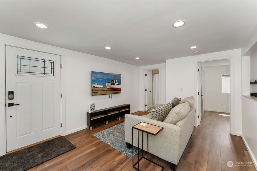 Entrance and Living Room