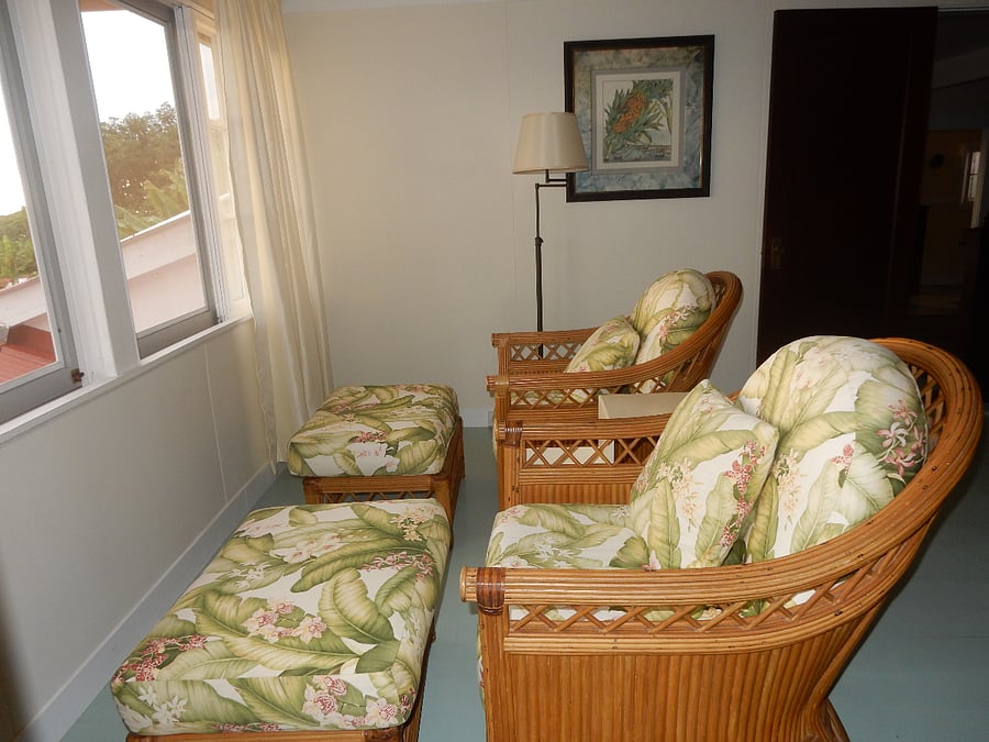 Private Sitting Area with ocean view