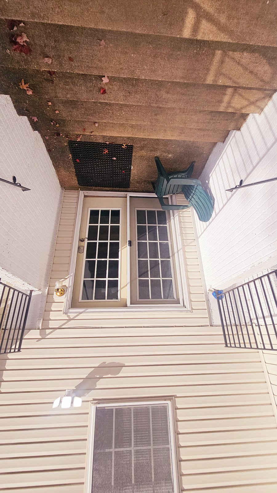 exterior entrance of the unit