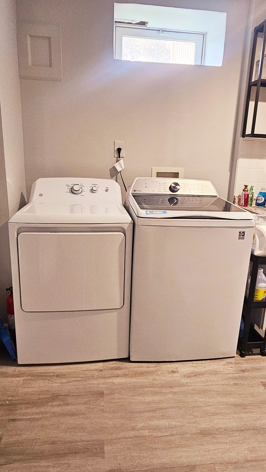 washer and dryer