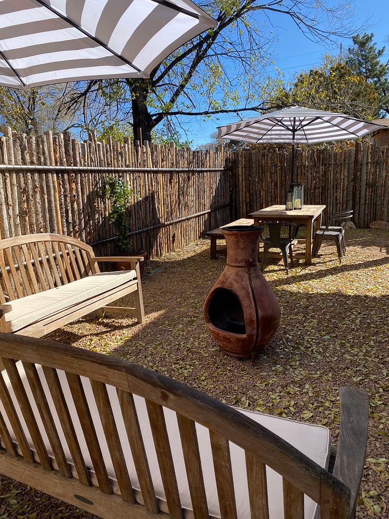 Private patio area is everyone's favorite spot.