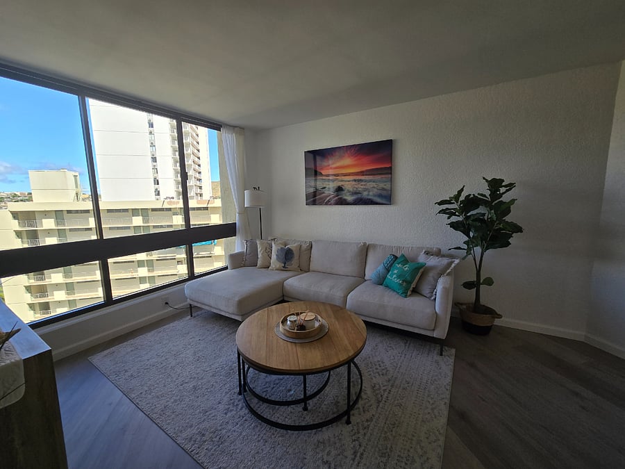 Floor to ceiling windows of beautiful views