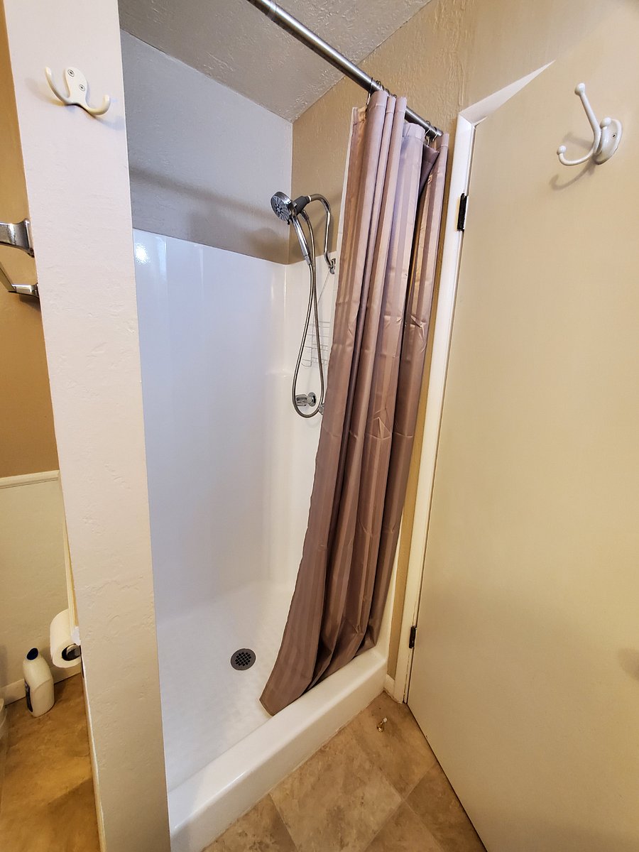 Bathroom attached to master bedroom
