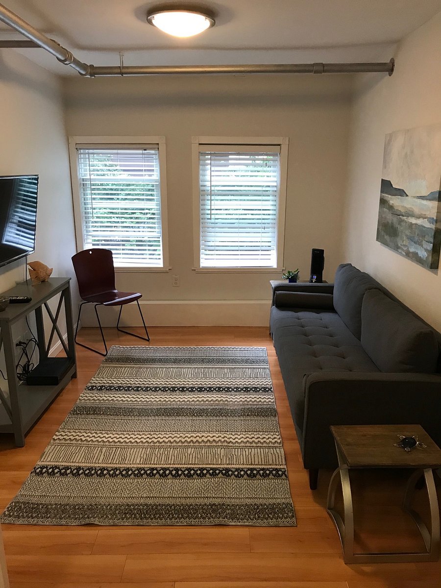 Relaxing TV room.