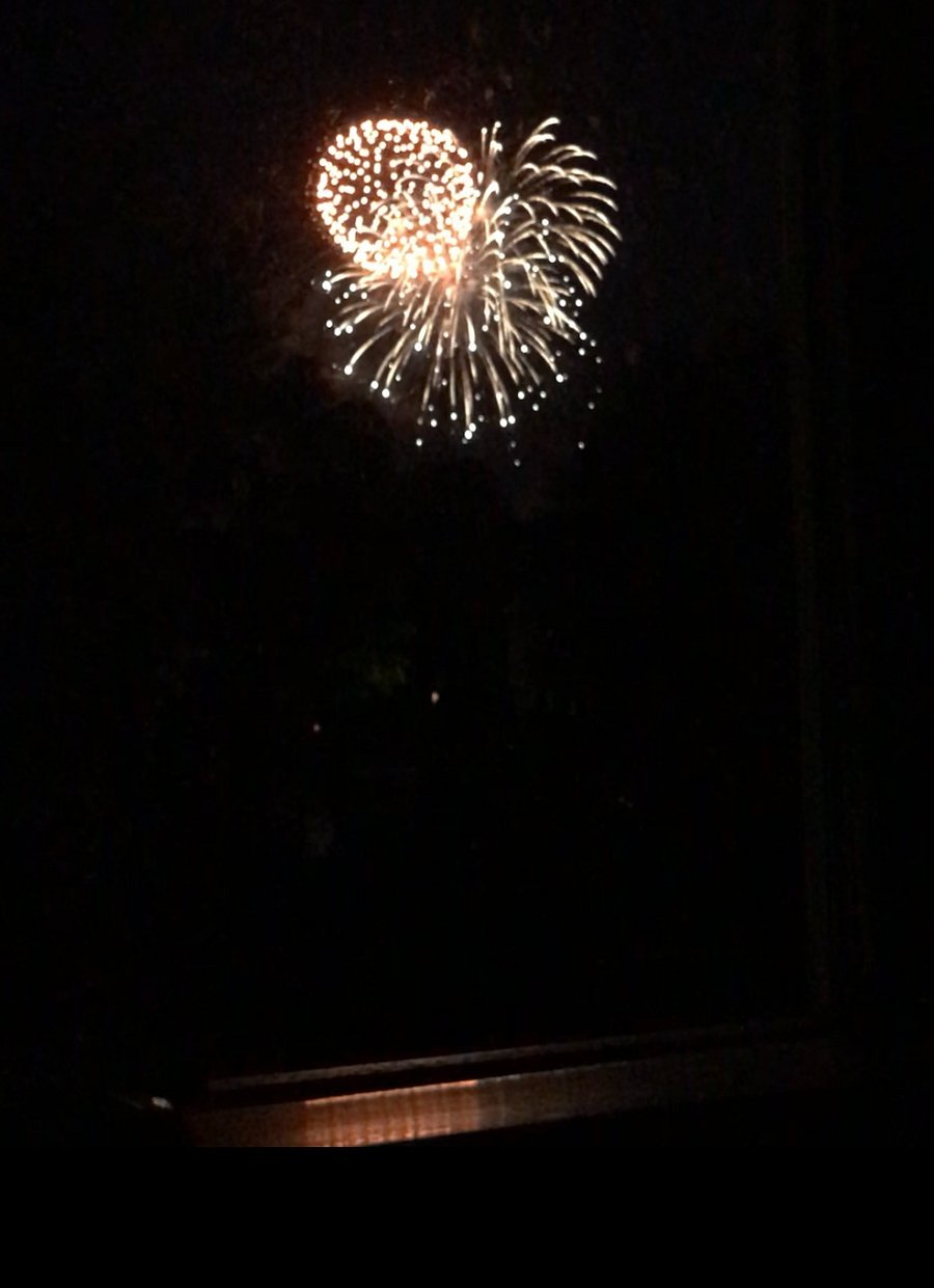 Walk around the corner to see the fireworks on the harbor.