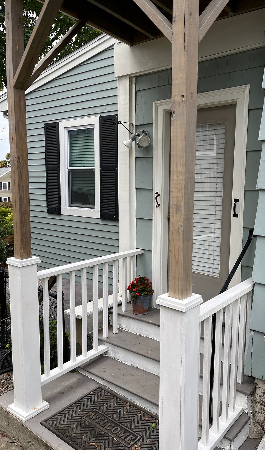 A shared side entrance and hallway leads to your private 3rd floor unit.