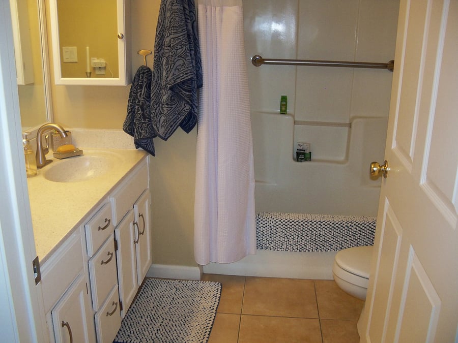 Bathroom Vanity and Tub/Shower Combo