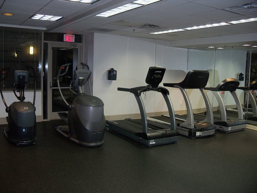 Treadmills in Exercise Room