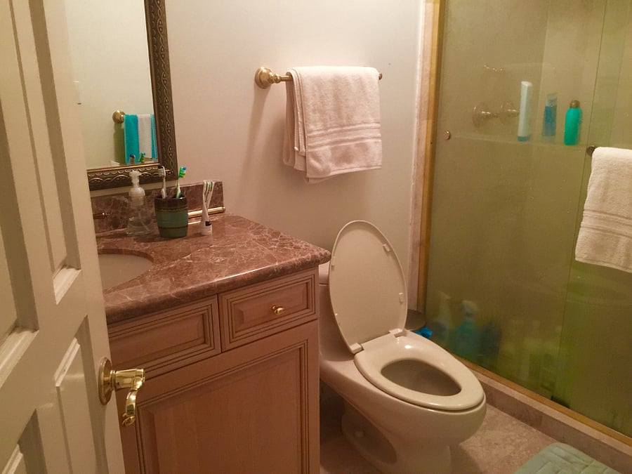 2B/1b  ,full bath room in the hallway in frond of your room