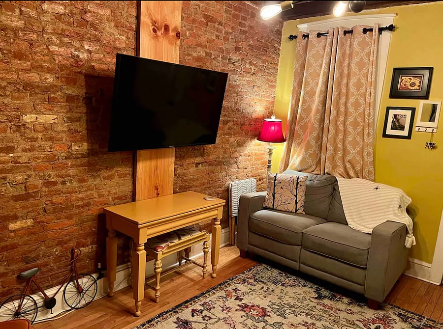 Recliner loveseat sofa.