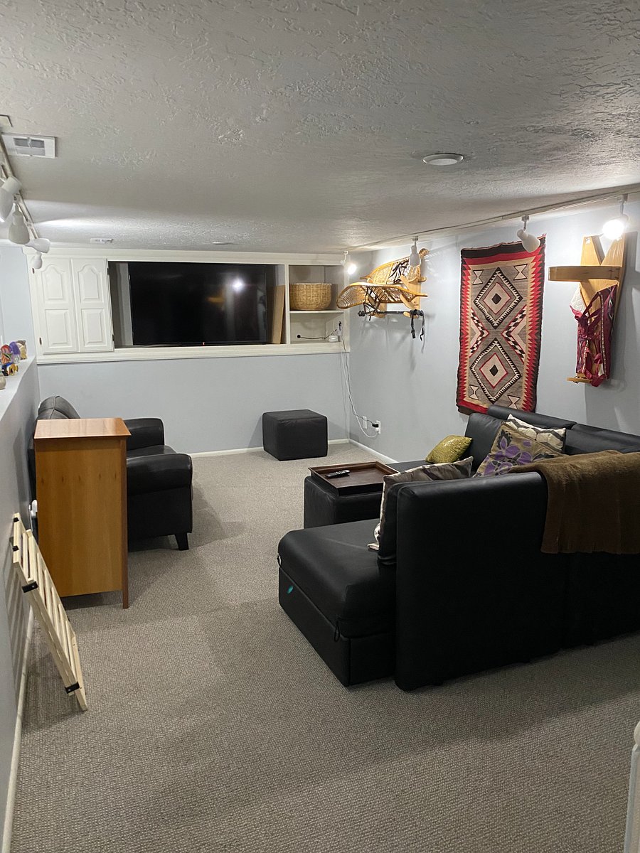 Family/TV Room with Single Pullout Bed