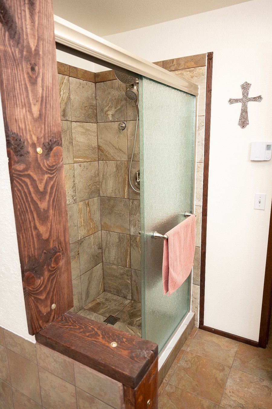 Custom walk in shower