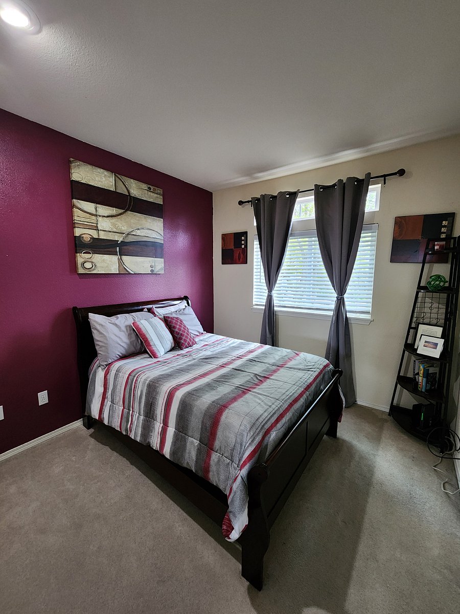 Bedroom #2 has a full size bed with a foam mattress