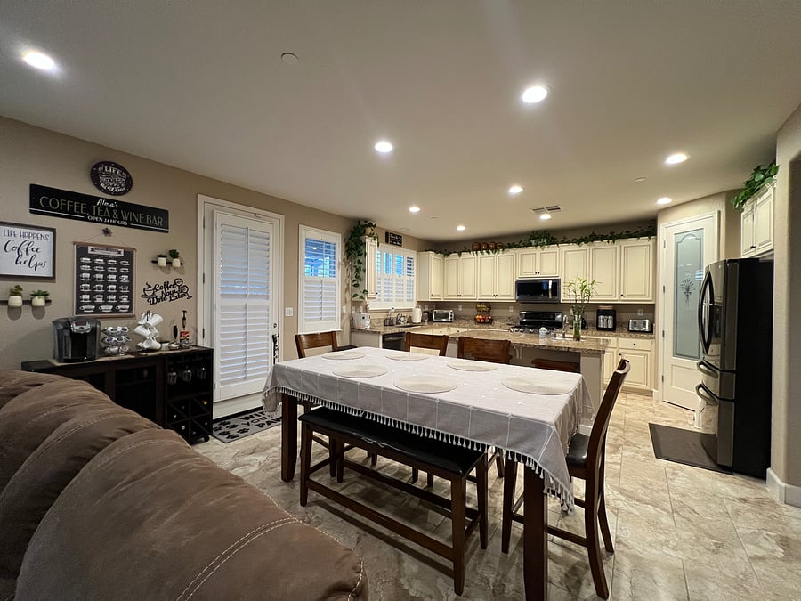 Shared Dining and Kitchen