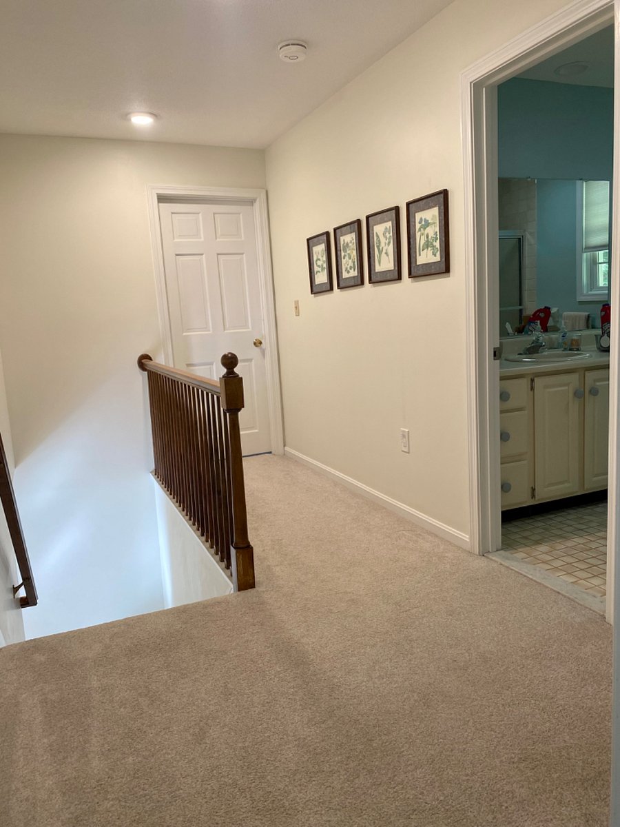 Other end of hallway is owners bedroom