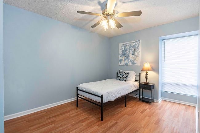 Relax and recharge in this tranquil bedroom, the perfect place to escape the hustle and bustle of everyday life