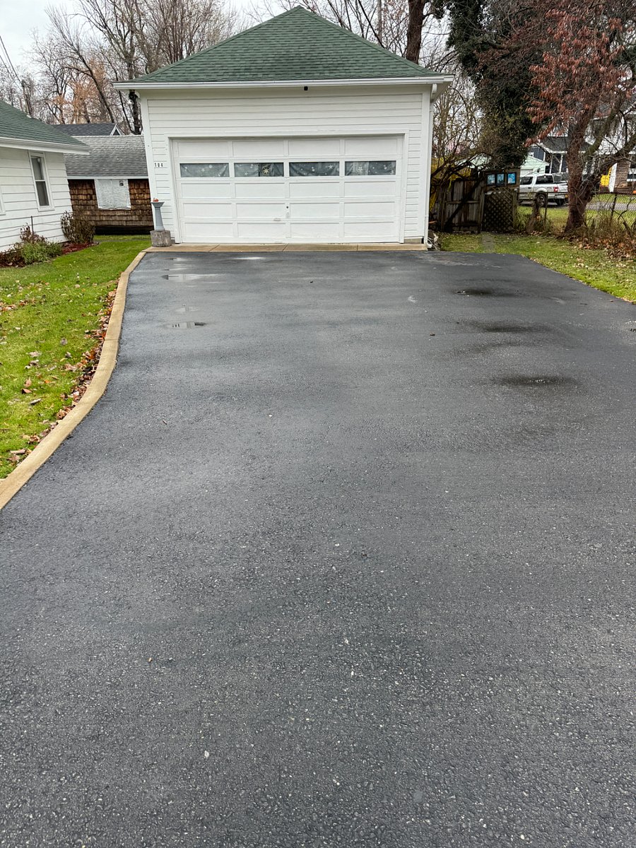 Driveway with parking on left side only!
