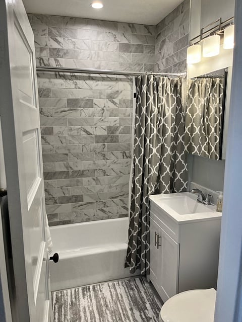 All new bath