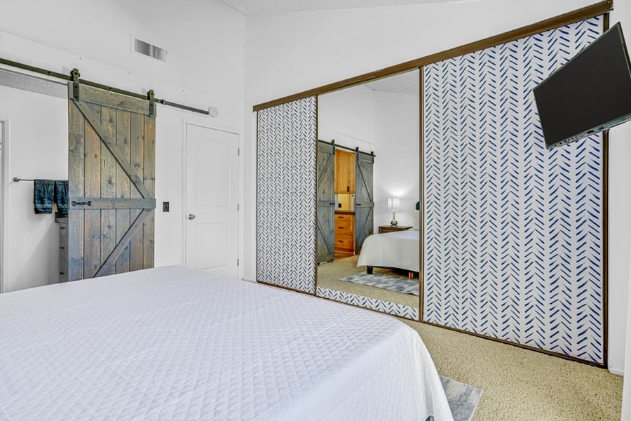 Large closets for plenty of storage