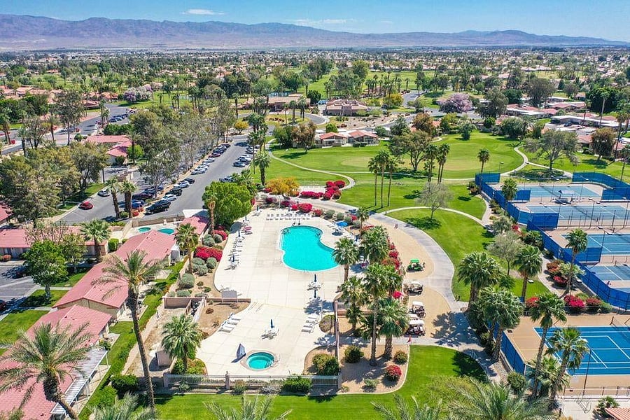 Ariel view of the Lifestyle Center.